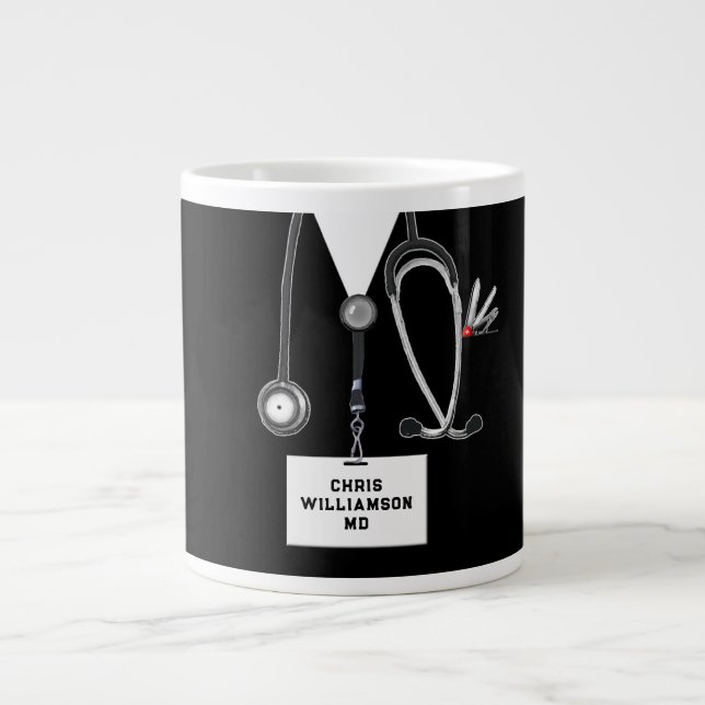 Funny Doctor Gift Large Coffee Mug (Front)