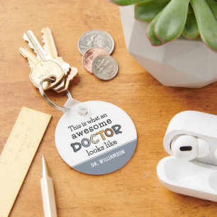 Funny Doctor Gifts   Awesome Doctor Custom Key Ring
