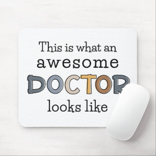 Funny Doctor Gifts Awesome Doctor Mouse Mat