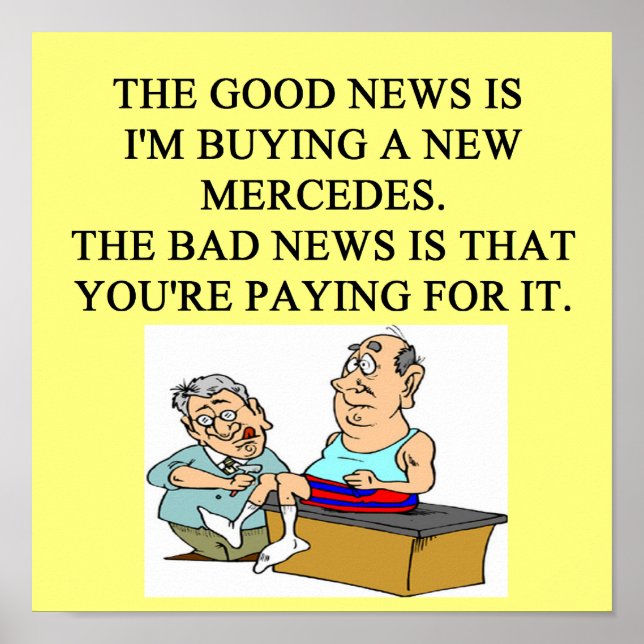 funny doctor humor poster (Front)