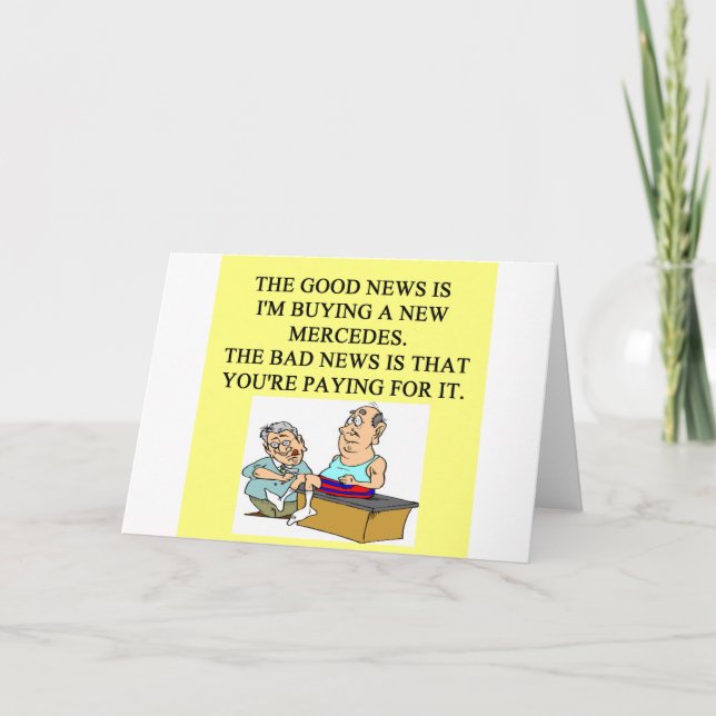funny doctor humour card (Front)