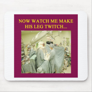 funny doctor humour mouse mat
