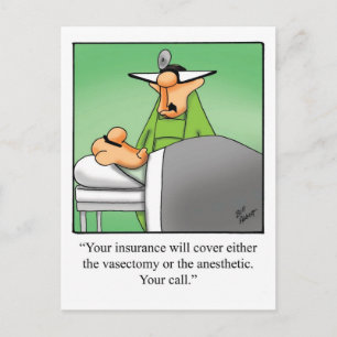 Funny Doctor Humour Postcard