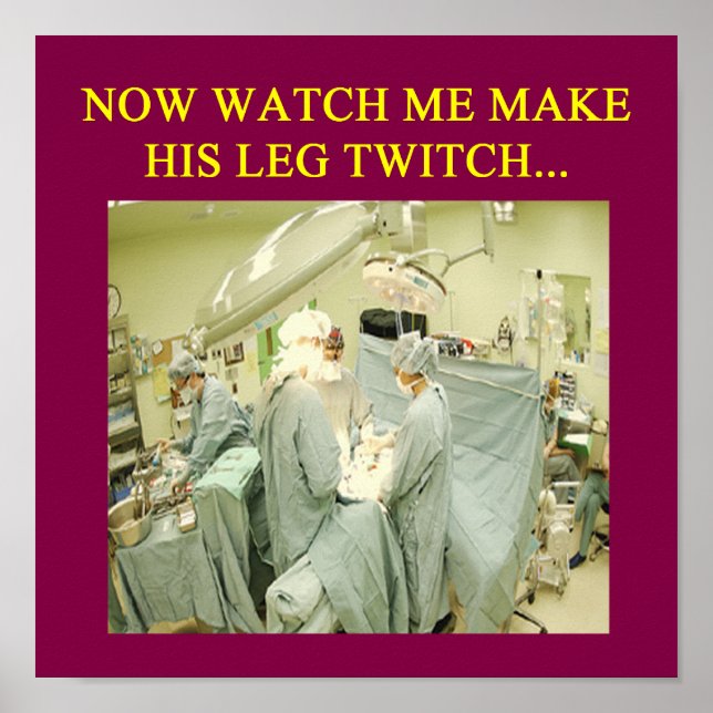 funny doctor humour poster (Front)