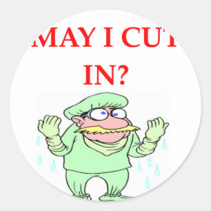 funny doctor joke classic round sticker