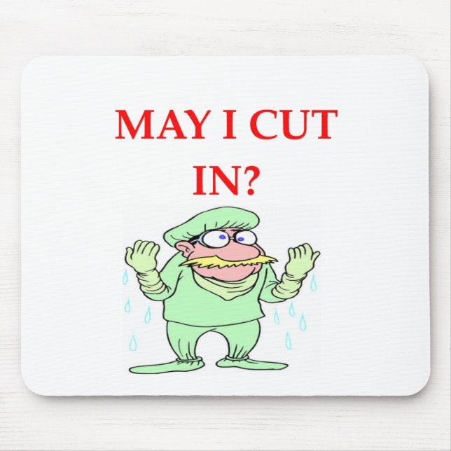funny doctor joke mouse mat (Front)