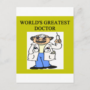 Funny doctor joke! postcard