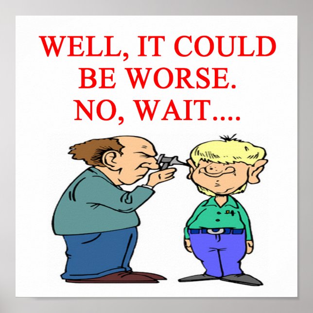 funny doctor joke poster (Front)