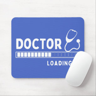 Funny Doctor Loading Bar Medical Future Doctor Mouse Mat