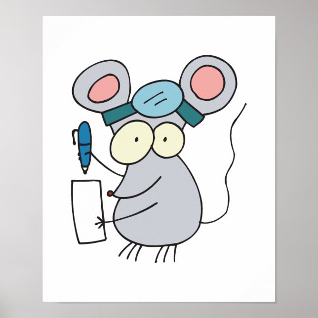 funny doctor mouse poster (Front)