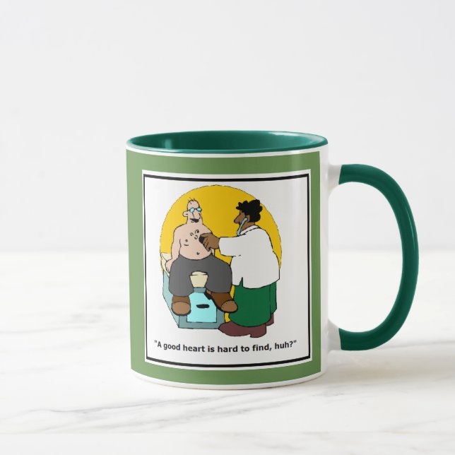 Funny Doctor Mug - Heart Comic (Right)
