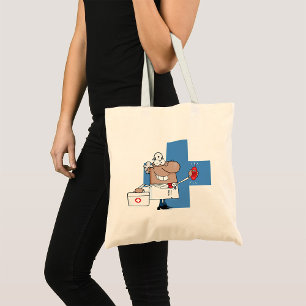 Funny Doctor On Duty Tote Bag