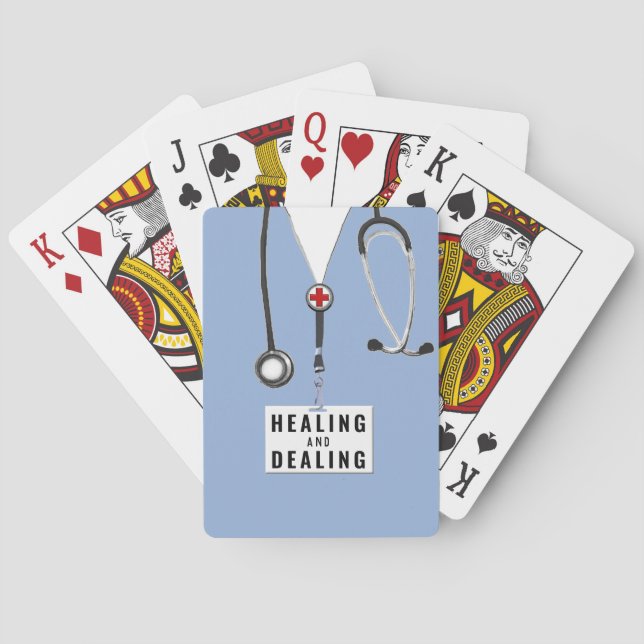 Funny Doctor Playing Cards (Back)