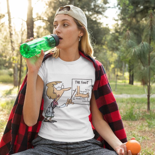 Funny Doctor Teaching Foot Anatomy T-Shirt (Creator Uploaded)