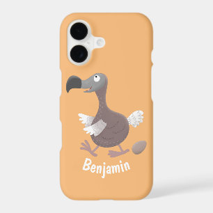 Funny dodo bird cartoon illustration