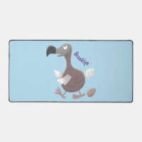 Funny dodo bird cartoon illustration