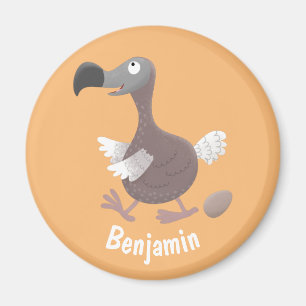 Funny dodo bird cartoon illustration magnet