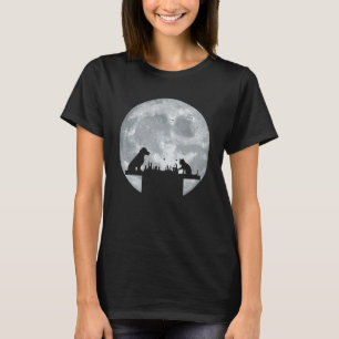 Funny Dog And Cat Chess Game Animal Chess Player T-Shirt