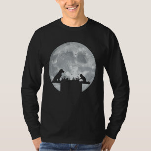 Funny Dog And Cat Chess Game Animal Chess Player T-Shirt