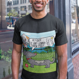 Funny Dog Annoyed at his Owner's Lack of Attention T-Shirt