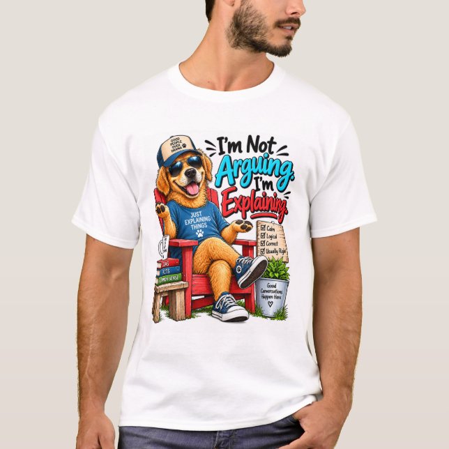 Funny Dog Argument Shirt (Front)