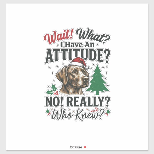 Funny Dog Attitude Christmas Vector Design_1 (Sheet)
