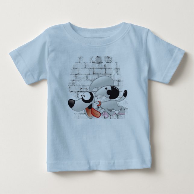 Funny Dog Baby T-Shirt (Front)