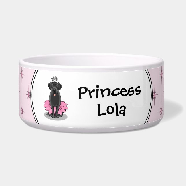 Funny Dog Ballet Princess Black Lab Retriever (Front)