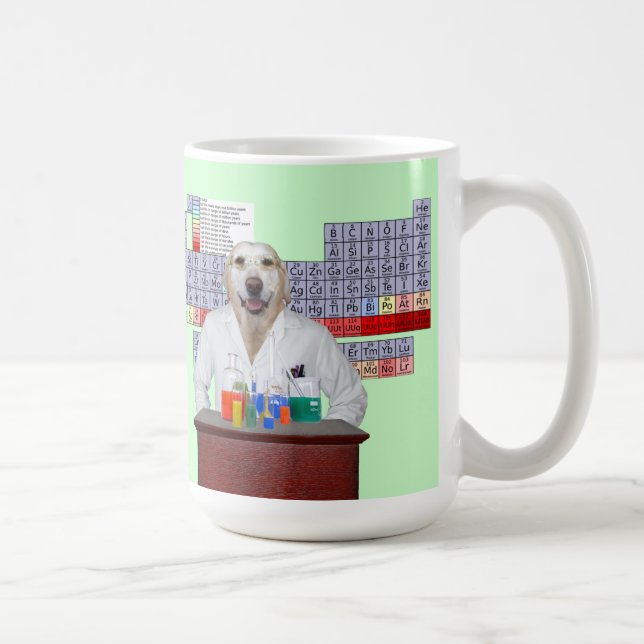 Funny Dog Biology/Chemistry Teacher's Mug (Right)