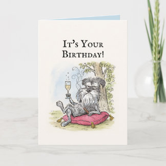 Funny Dog Birthday Card