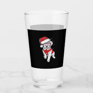 Funny Dog Christmas Pajamas Gift for Dog Lovers Wo Glass
