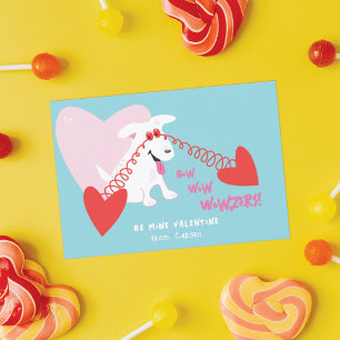 Funny Dog Classroom Valentine Cards