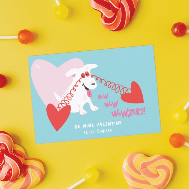 Funny Dog Classroom Valentine Cards (Creator Uploaded)
