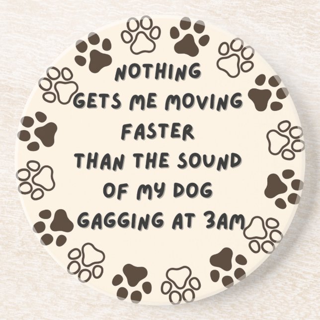 Funny Dog Coaster  (Front)