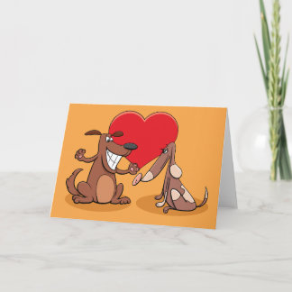 Funny Dog Couple Valentine's Day Card