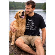 Funny Dog Custom Dog Name Lake Yes Bath Call 911 