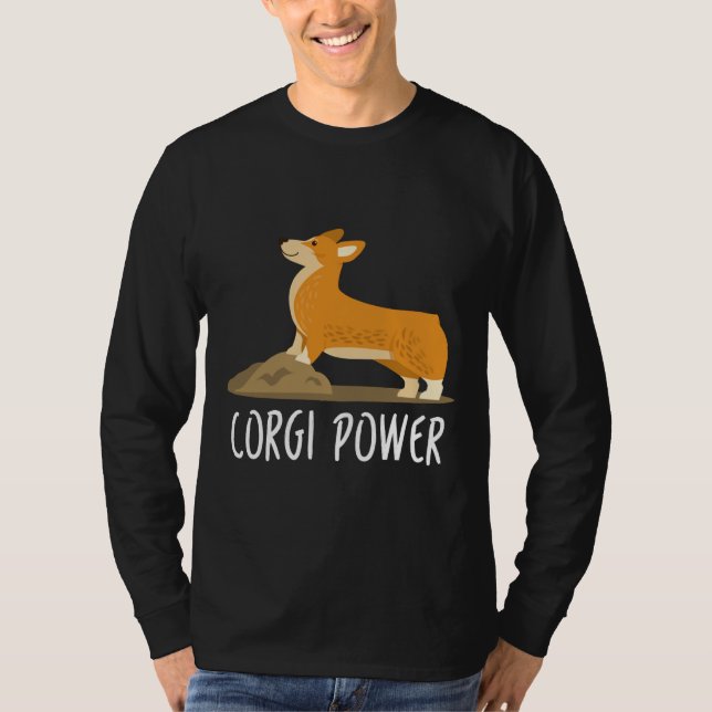 Funny Dog  Cute Corgi  Amp T-Shirt (Front)