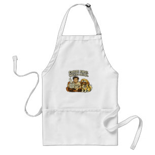 Funny Dog Dad Coffee First Walkies Second Standard Apron
