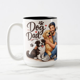 Funny Dog Dad Coffee Mug – Cute Gift for Dog Owner