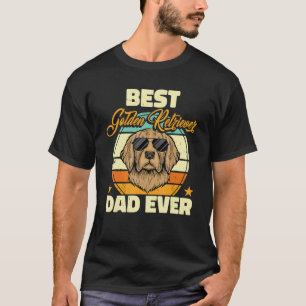 Funny dog dad golden doodle best golden retriever T-Shirt