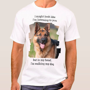Funny Dog Dad Personalised Pet Photo T-Shirt