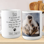 Funny Dog Dad Personalized Pet Photo Coffee Mug<br><div class="desc">Surprise the Dog Dad this Fathers day, his birthday or any occasion with this super cute and funny dog dad mug . "If someone else was my dad, I'd chew up their shoes, poop on their rug, and go find you !" Makes a perfect gift from the dog ! Personalize...</div>