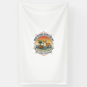 Funny Dog Day Off Vintage Engraving Quote Shirt_1 Banner