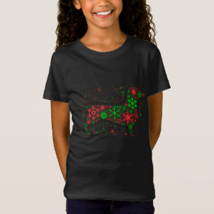 Funny Dog Decorations Gift Snowflake - Dachshund C T-Shirt