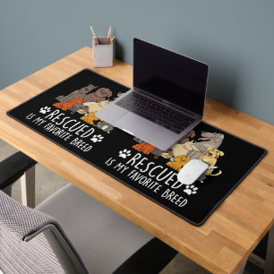 Funny dog design for men and women with humourous  desk mat
