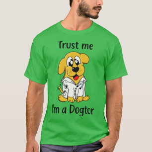 Funny Dog Doctor toon T-Shirt