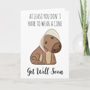 funny dog get well soon cards