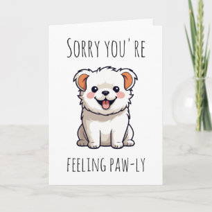 funny dog get well soon cards