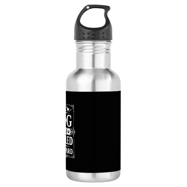 Funny Dog God Spelled Backward 532 Ml Water Bottle (Front)
