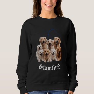 Funny Dog Golden Retriever Bootleg Stamford Connec Sweatshirt
